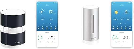 Netatmo Wireless Anemometer with wind speed and direction sensor – Wind Gauge for Netatmo Weather Station, NWA01-WW & Additional Module for Weather Station
