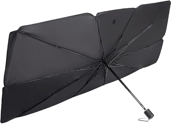 Vehicle windshield sun shade umbrella foldable car umbrella sunshade UV reflector for front window