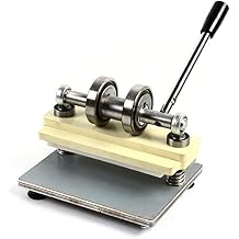 Leather Cutting Machine Die Cutter Hand Press Embossing Manual Punching Tool Forming PVC Stainless Steel Cut PVC/Leather/PaperMachine 215x100mm