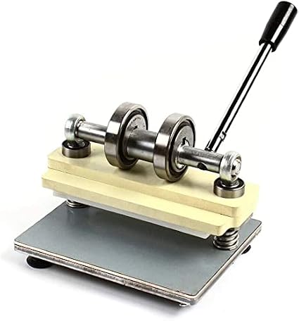 Leather Cutting Machine 212x170mm Manual Embossing Manual Cutting Machine Leather Punching Machine DIY Craft Making Clicker Press Embossing Cutting Machine for Paper Foam Fabric Leather