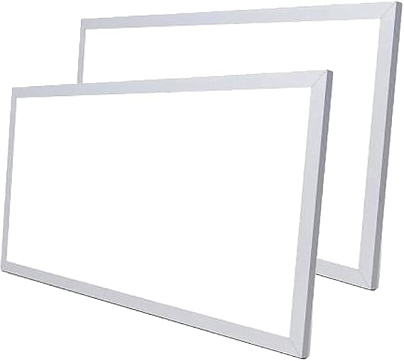 72W LED Ceiling Recessed Panel 1200 x 600 mm 6500K Daylight White Ultra Slim Design Tile Board Super Bright (2X Panels) [Energy Class A+]