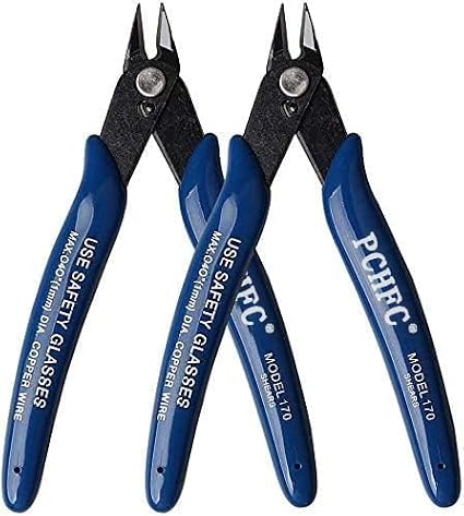 Mini Electric Cutter: Precision Cutter Pliers with Soft Grip - 2pcs DIY Hand Tool