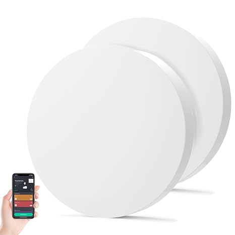 Zigbee Wireless Switch Smart Buttons 3-Way Control Zigbee Button Mini Switch for Smart Home Devices, Compatible with Tuya App, Buttons Operation Scene Mode, Pack of 2