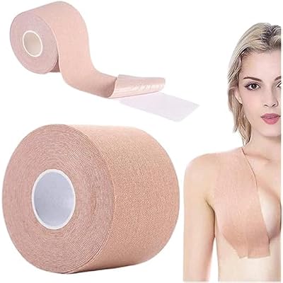 Orret Home 4Cm X 5M Göğüs Kaldırma Ve Şekillendirme Bandı,Meme Kaldırıcı Bant,Sarkık Göğüs Giderici Toplarayıcıcı Yapışkanlı Şerit Bant