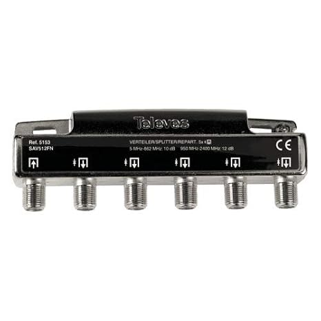 CABLEPELADO Distributor 5 outputs 10/12 dB Grey