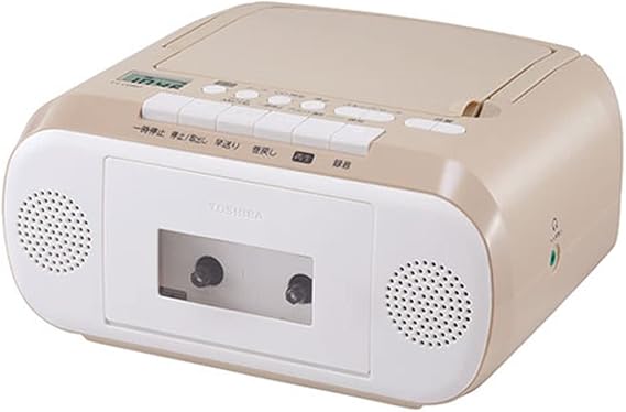 Toshiba TY-CDM1-C Beige CD Radio Cassette Recorder Wide FM Compatible