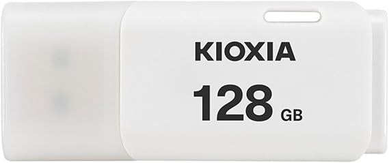 KIOXIA TransMemory U202 128GB USB Bellek – USB 2.0, Beyaz