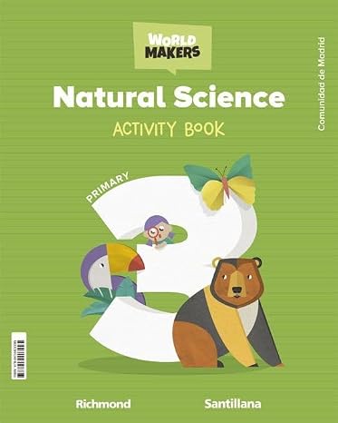 Natura Science Madrid 3 Primary Activity Book World Makers