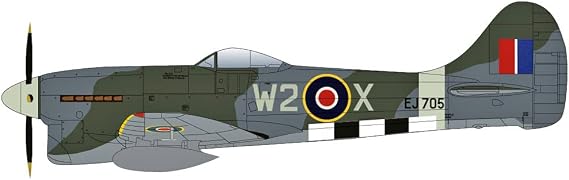 HOBBY MASTER 1/72 Hawker Tempest Mk.V British Air Force 80th Squadron Assembled