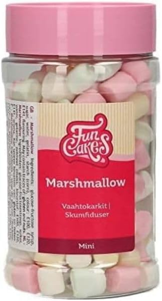 FunCakes Mini Marshmallows: Cake Sprinkles, Great Taste, Perfect for Cake Decorating, Cupcake Sprinkles. 50g.