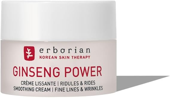 Erborian - Ginseng Power - Anti-Aging Smoothing Facial Cream - Fight Wrinkles and Expression Lines - Facial Care - Korean Cosmetics - 15 ml
