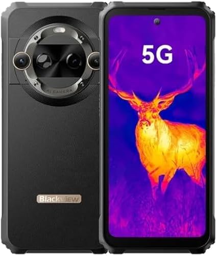 Blackvie BL9000 PRO 5G Rugged Smartphone 6.78'' 24GB+512GB 50MP 8800mAh 120W Android 14 MediaTek Dimensity 8020 5G Cellphone
