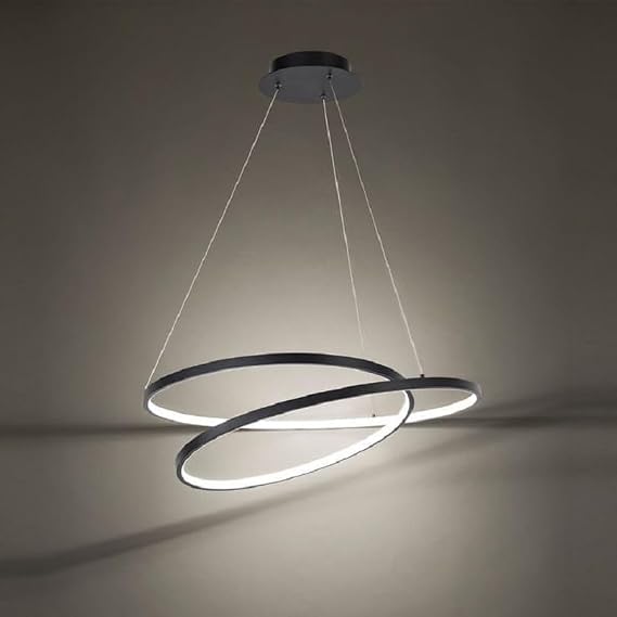 Wayfair/Sarkıt Avize / 60-70 cm/Antrasit Gövde / 3 Renk Işık [Enerji Sınıfı A]