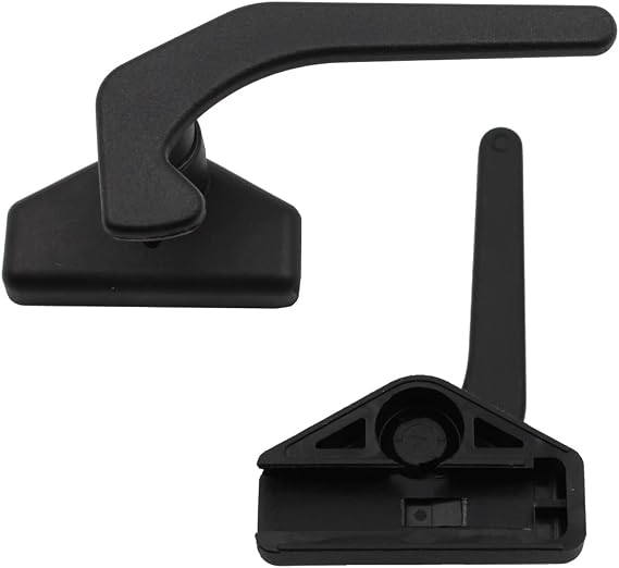 Window Handle Window Locking Latch Lock Caravan Caravan Polyplastic Insert Version Black