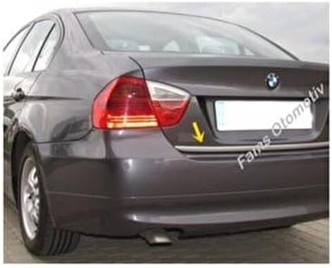 EBAL OTO AKSESUAR E90 Krom Alt Bagaj Çıtası 2005-2012 P. Çelik BMW 3 ile uyumlu