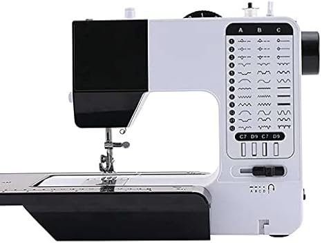 Heavy Duty Multifunctional Industrial Sewing Machine with 38 Built-in Stitches and Night Light Extension Table for Beginners and Advanced Use
