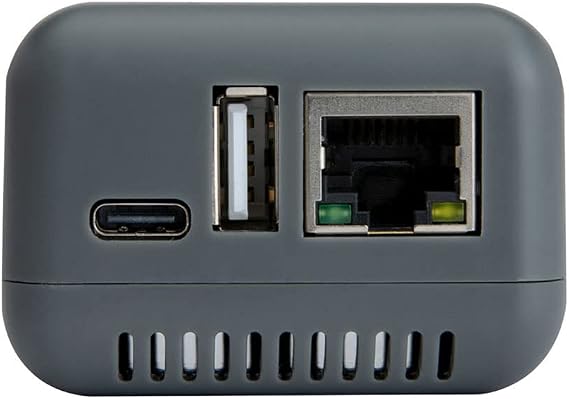 Mini USB Network Print Server - Share USB Printer with Multiple Devices - Easy Setup, Compatible with Windows, Mac, Linux, Android