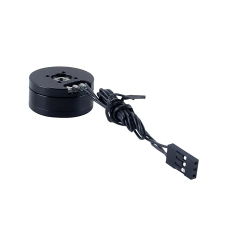 Drones Brushless Motor,80t 1.3A Hollow Shaft Outdoor 260KV Brushless Motor for Gimbal RC Drones,Camera(2204)