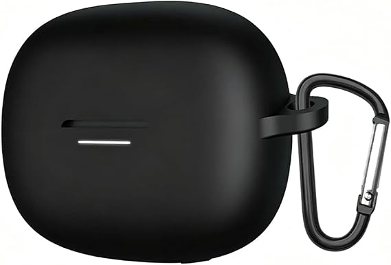 UnDePlus Xiaomi Redmi Buds 8 Pro ile uyumlu Kılıf Standart Yumuşak Silikon Case Siyah
