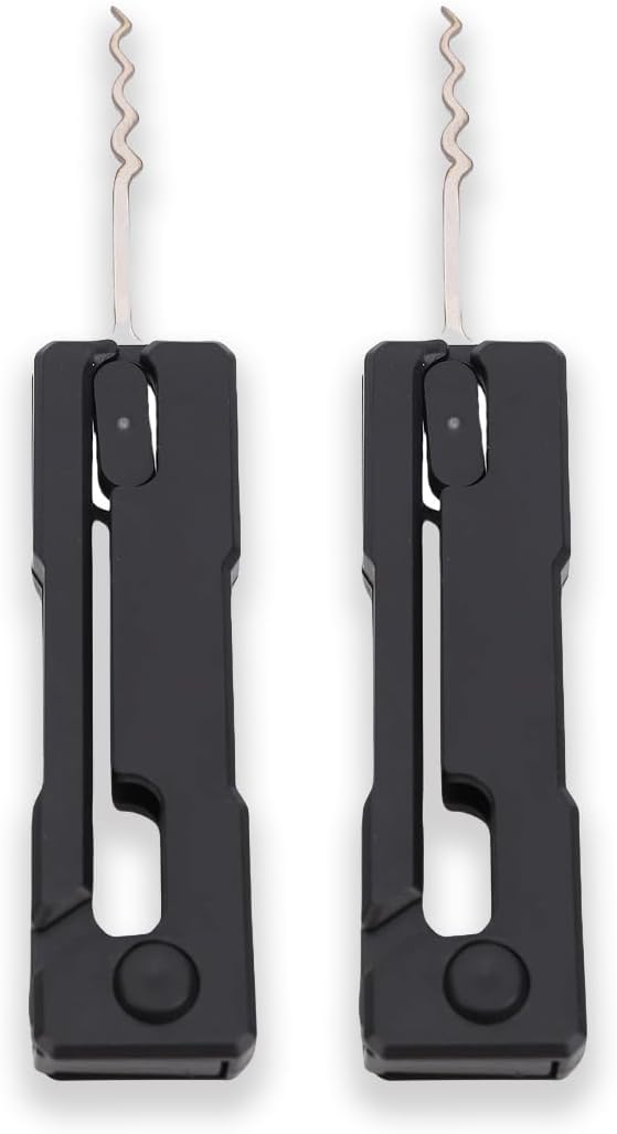 Lock Pick Tool Set Multi Functional, Portable Decompression Toy with Hook & Rake, for Lock Picking Enthusiasts