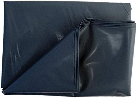 Heavy Duty Black Polythene Sheet Sheeting - Damp Proof Membrane DPM/DPC 125 mu - 500 Gauge - Select Size (Polythene, 6m x 4m)