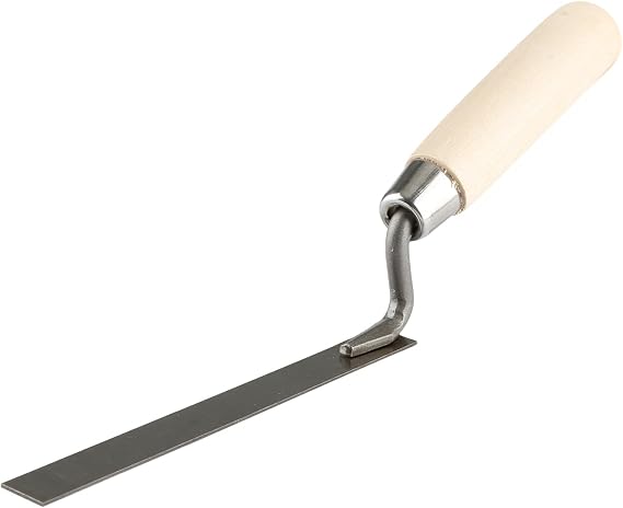 Pointing Trowel Brick Jointer 1.5cm - Finger Trowel Cement Tool for Pointing Mortar, Tuck Pointer, Bricklaying & Tiling Tools
