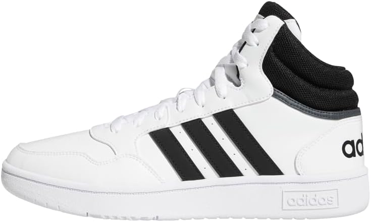 Adidas Men's Hoops 3.0 Mid Classic Vintage Shoes Core Black Core Black Ftwr White