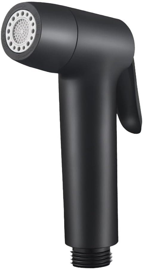 YJDOORPLAY Portable Toilet Sprayer for Women, Bidet Shattaf Douche with 2-Mode Rinse Nozzle, High-Pressure Shower for Personal Hygiene and Cleaning, G1/2 Size(Black)