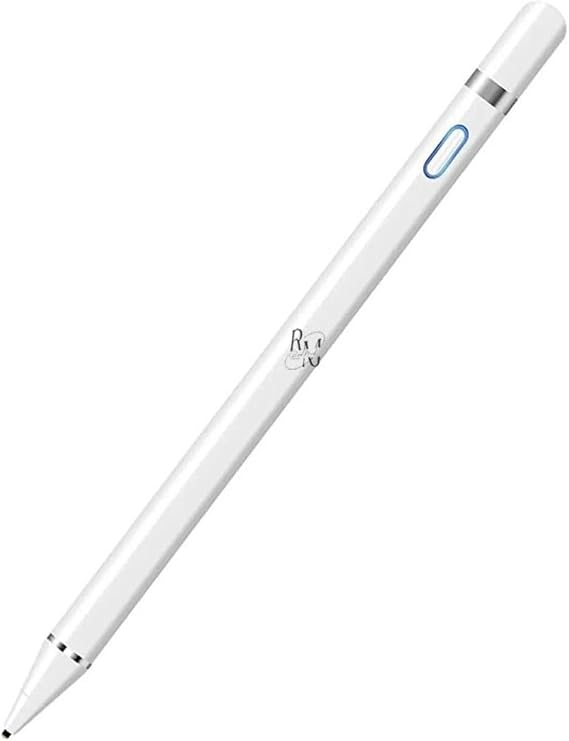 Samsung Tab A9 Plus X210 Uyumlu Dokunmatik Kalem Tablet ve Telefonlar İçin Hassas Yazı &Çizim Kalemi Beyaz