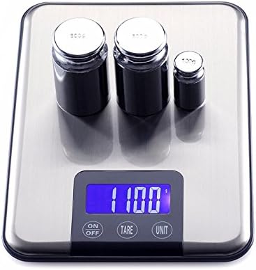15KG 1g Slim Stainless Steel LCD Digital Weight Balance Scale Kitchen Food Diet G/KG/ML