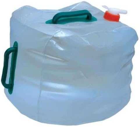 Andoutdoor C889 Katlanabilir Su Bidonu, 20 L, Musluklu Kapak, Beyaz