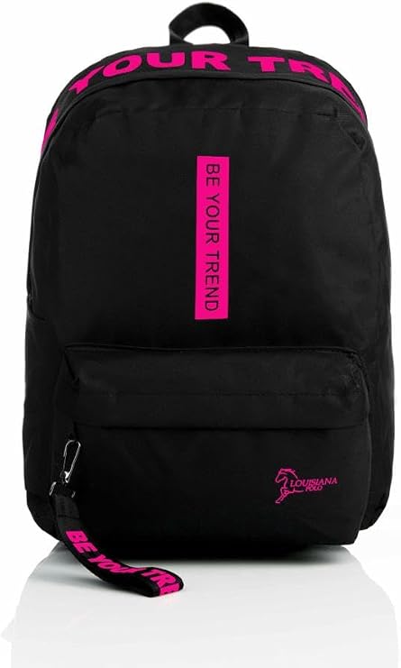 Laptop Bölmeli Okul Çantası Be Your Trend Siyah Pembe 1140