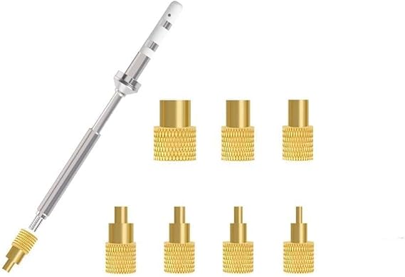 Soldering Iron Tips, Copper Welding Bits, High Thermal Conductivity, for TS100 TS-B2 TS-BC2 TS-C TS-D24, 8-Pack