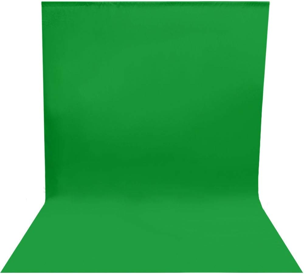 chromakey- green screen-greenbox- green background curtain (3 x 6 m)