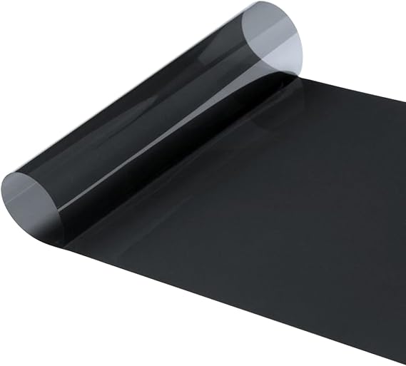 Car Windscreen Sun Visor Strip 20cm x 150cm Windshield Top Tint Sun Strip Anti-Glare Sun Shade Visor Film for Automotive Van