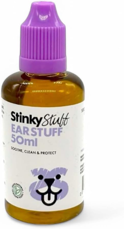 Ear Stuff Dog Ear Drops for Itchy & Dirty Ears