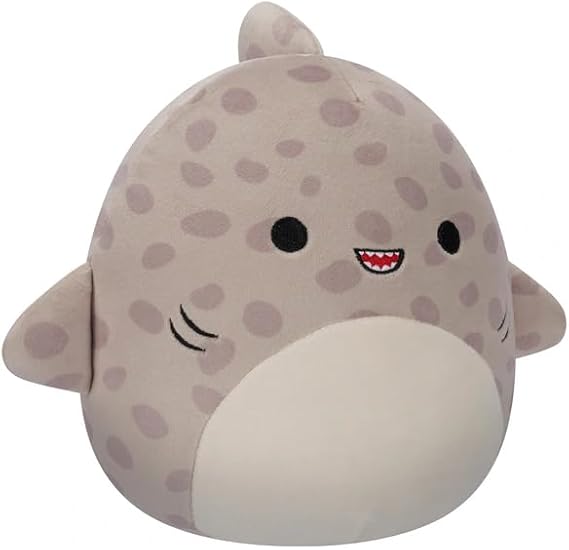 Squishmallows 7.5 Inch Plush, Azi The Shark Add Squad, Ultrasoft Stuffed Animal Toy, Official Kellytoy Plush, SQCR05389