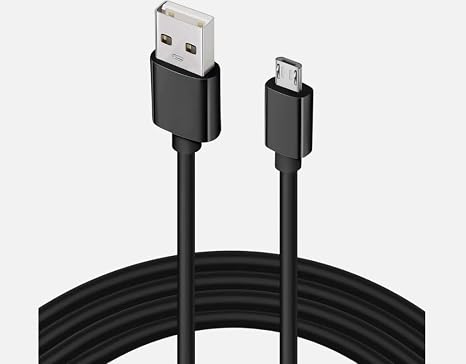 Micro USB Cable Fast Charging & Data Sync Compatible with SONY DualShock 4 (PS4 controller), PS4 Headset, PlayStation Controllers (older versions), VR Processor Unit 1M Black