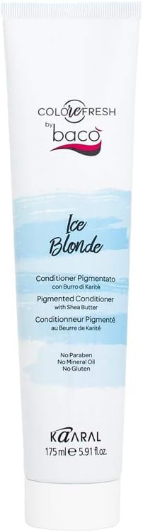 Kaaral Bacò Colorefresh Professional Coloring Conditioner, ICE BLONDE - 175 ml