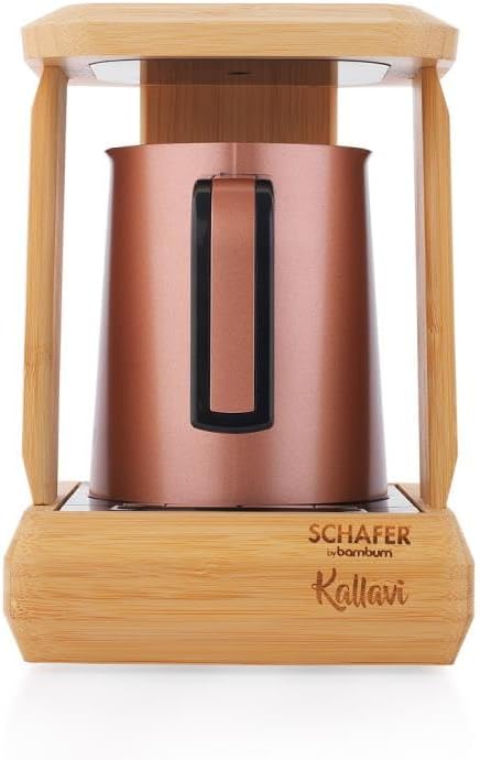 Schafer Kallavi Bambum Türk Kahve Makinesi-Rosegold