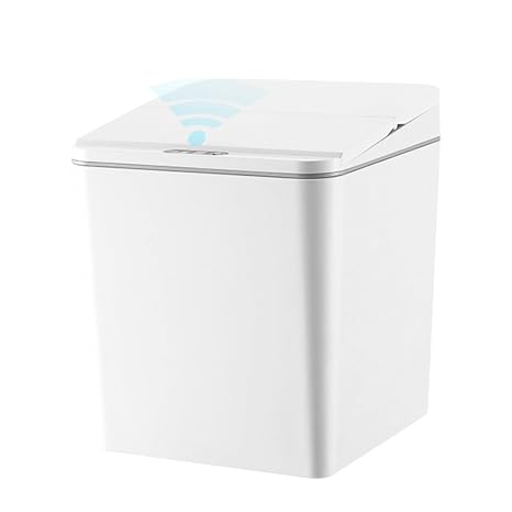 Automatic Touchless Garbage Bin, Smart Trash Can with Lid, for Kitchen Bathroom Bedroom Dorm Office Home RV Indoor(6L)
