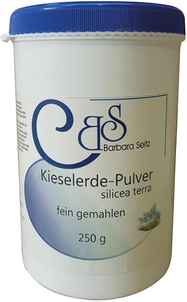 Silica Powder 250 g – Barbara Seitz – Fine ground Silicon for Skin Hair and Nails.