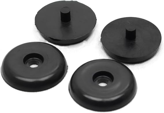 Robust 2x Stopper Safety Belt Plastic Black for Universal