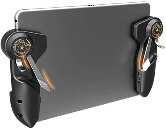 MEMO AKpad6k iPad Tablet İçin 6 Parmak Tetik PUBG Mobile Joystick, SIYAH