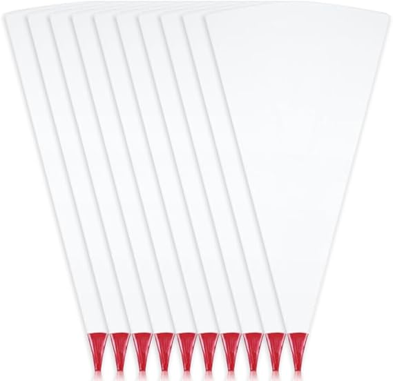 10Pcs Tile Grout Masonry Mortar Bag with Molded in Tip Tear Puncture- Heavy Duty Vinyl Piping Cement Bag Red