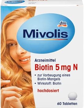 Mivolis Biotin 5 mg N Tablets 60 Tablets