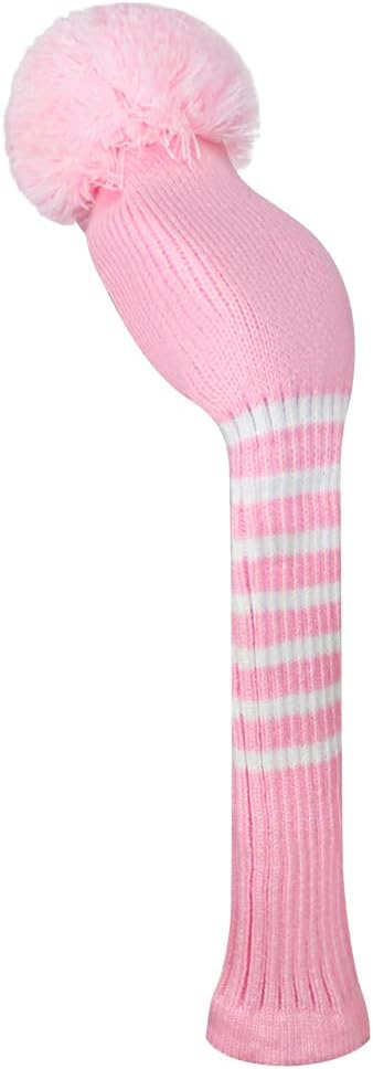Scott Edward 1 PCS Knit Woods Golf Club Covers Fits Driver #1 Fairway 3# 5# 7# and Hybrid/UT Wood with Long Neck and Rotating Number Tags