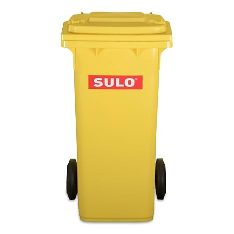 Wheelie Bin 120 Litre Yellow