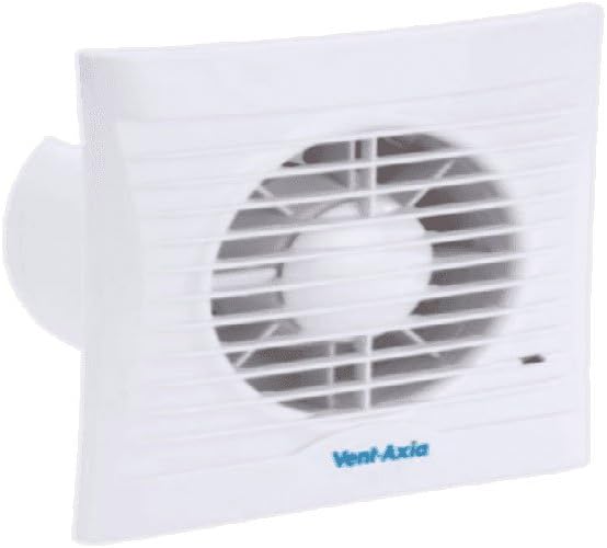 Vent Axia Silhouette 100T Bathroom / Toilet Extractor Fan with Timer. Model Number: 454056B