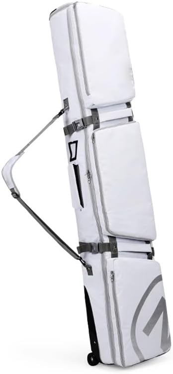 Roller Snowboard Bag with Wheels Foldable Wheeled Ski Bag Fully Padded Snowboard Bag With Wheels Adjustable Length Snow Ski Bags for Air Travel